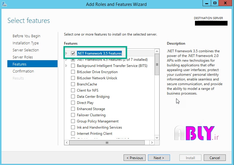 dot net framwork in sql